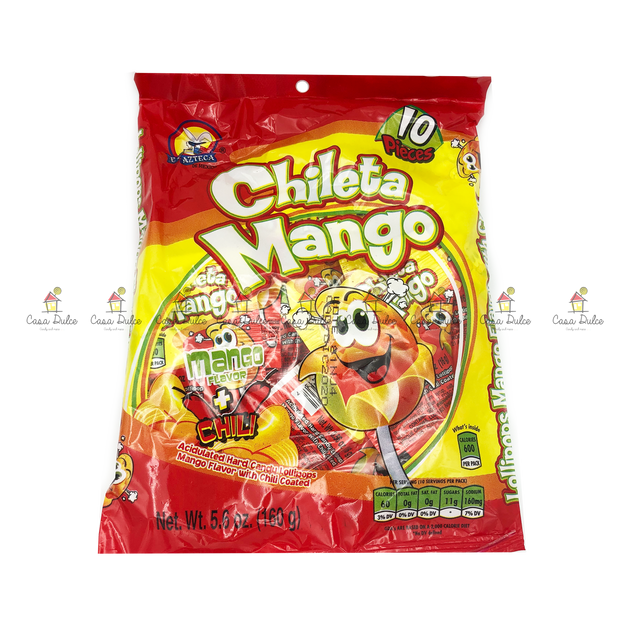 Azteca - Chileta Mango Peg 24/10pc | Casa Dulce